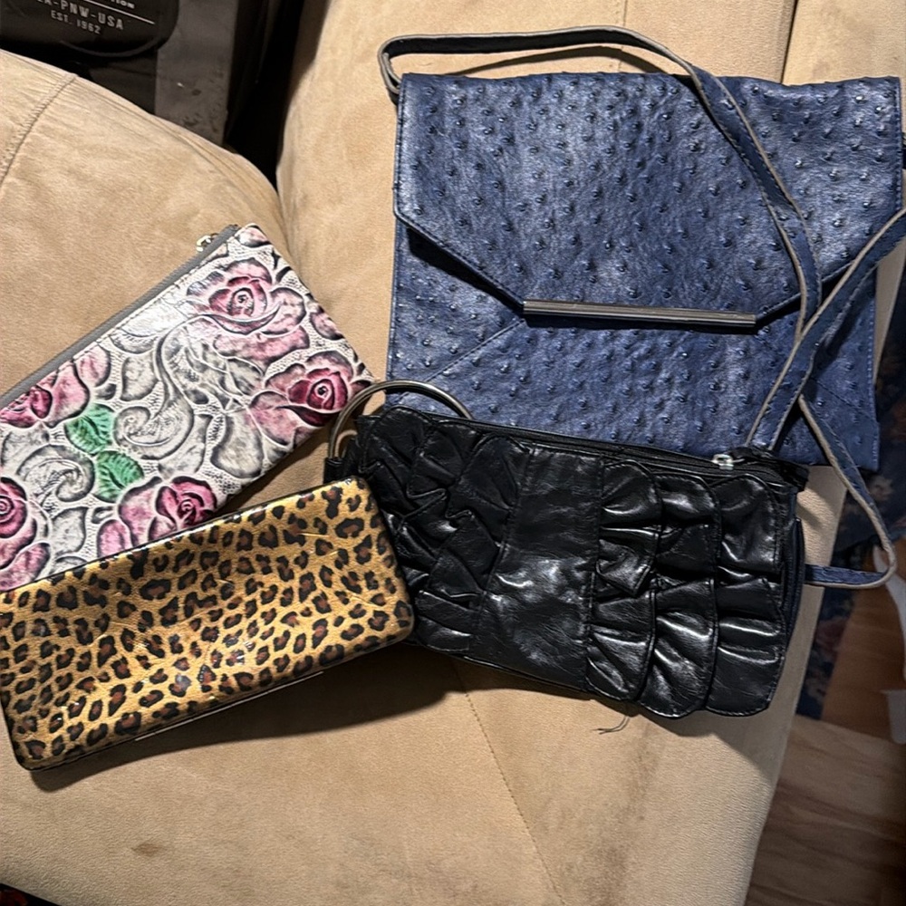 Lot of clutch purses/wallet